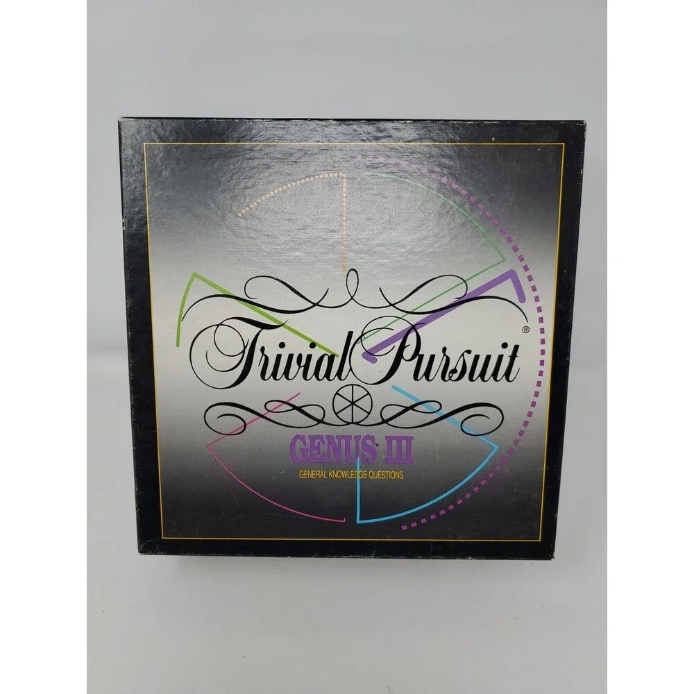 Vintage Trivial Pursuit Genus III 3 Parker Brothers Dated 1994